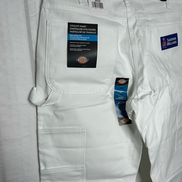 NWT Dickies Sherwin Williams Pants Utility Painters Mens 34x30 Relaxed Fit 637 - Picture 6 of 10